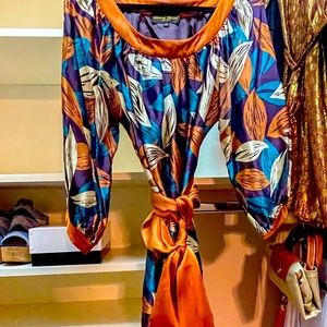 Donna Ricco Silk Dress - Size 14
